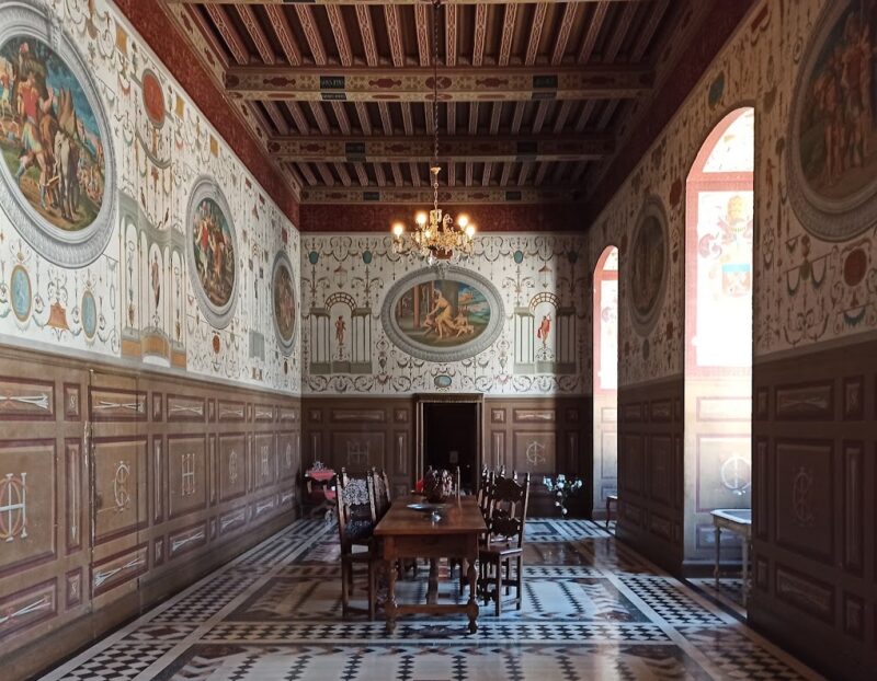 couloir intérieur du Château d’Ancy-le-Franc